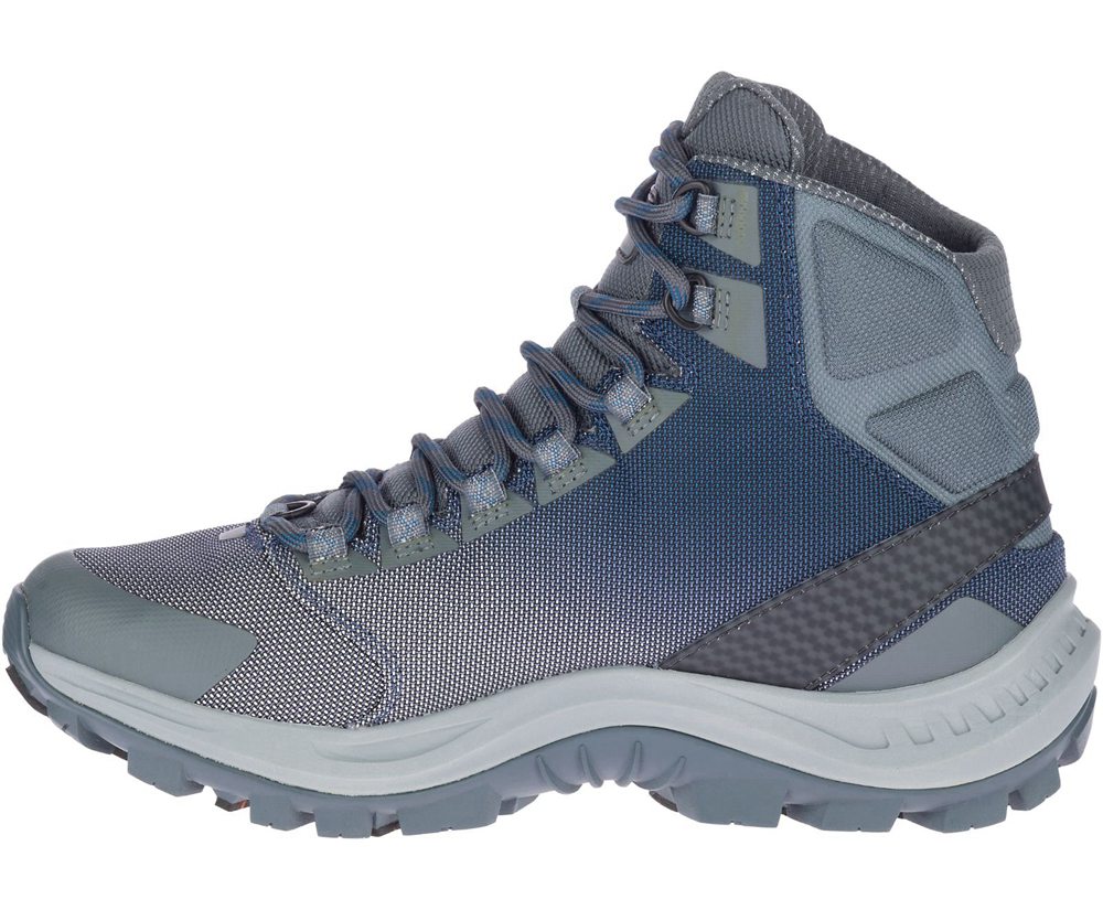 Botas Homem - Merrell Thermo Cross 2 Mid Waterproof - Cinzentas - PUZ205738